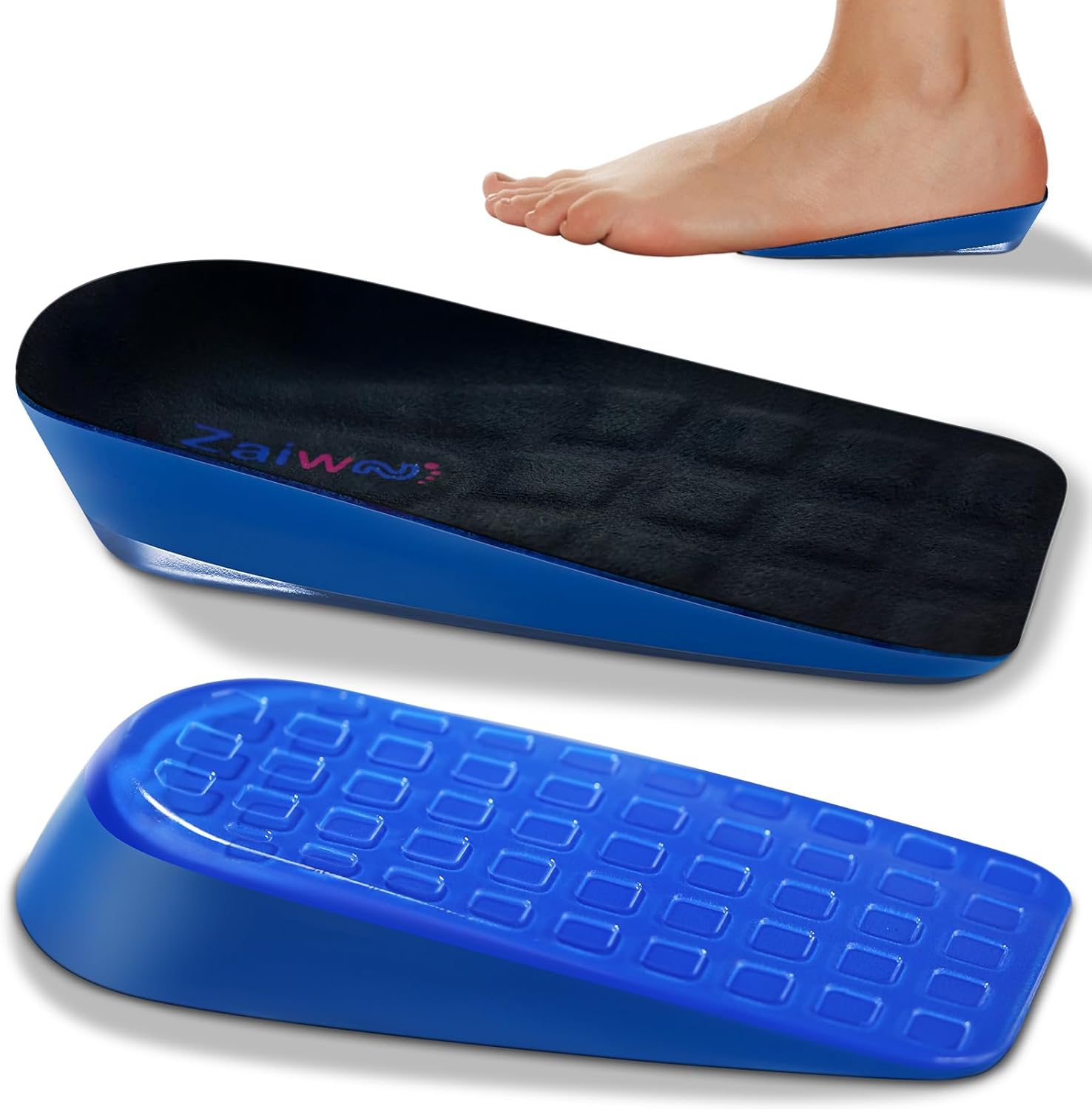 Heel Cushion for Shock Absorption, Heel Pain Relief Inserts, All-Day Comfort for Heel Spurs & Plantar Fasciitis & Achilles Tendonitis, Heel Lift Cups for Foot Discomfort