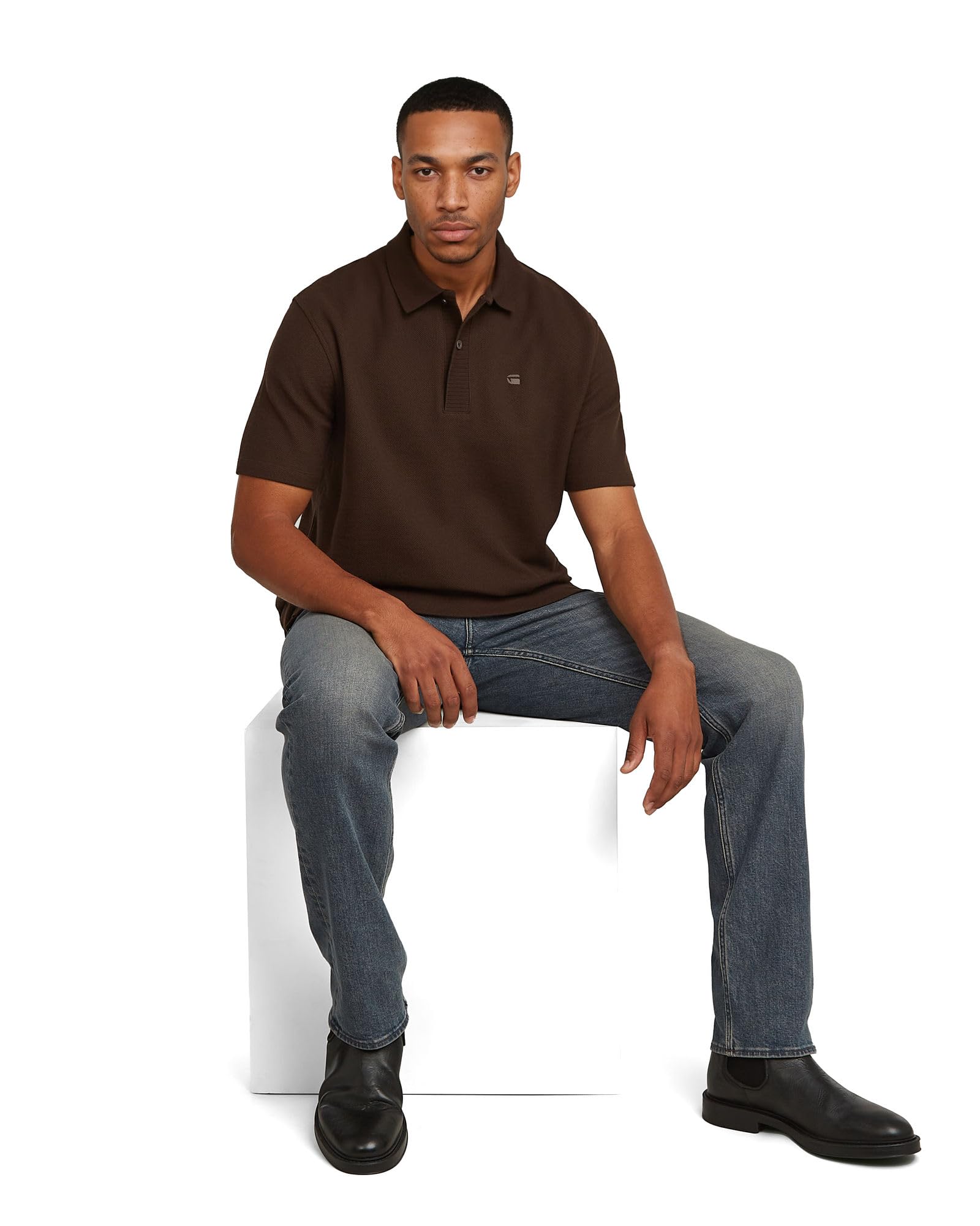 G-Star Herren Mosa Straight Jeans – Bild 6