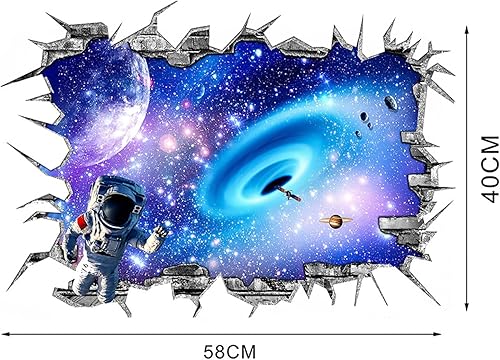 Miniatura 2 de Calcomanías creativas de cielo azul y blanco, nubes para el hogar, cocina, habitación, techo, decoración de pared, decoración de pared para