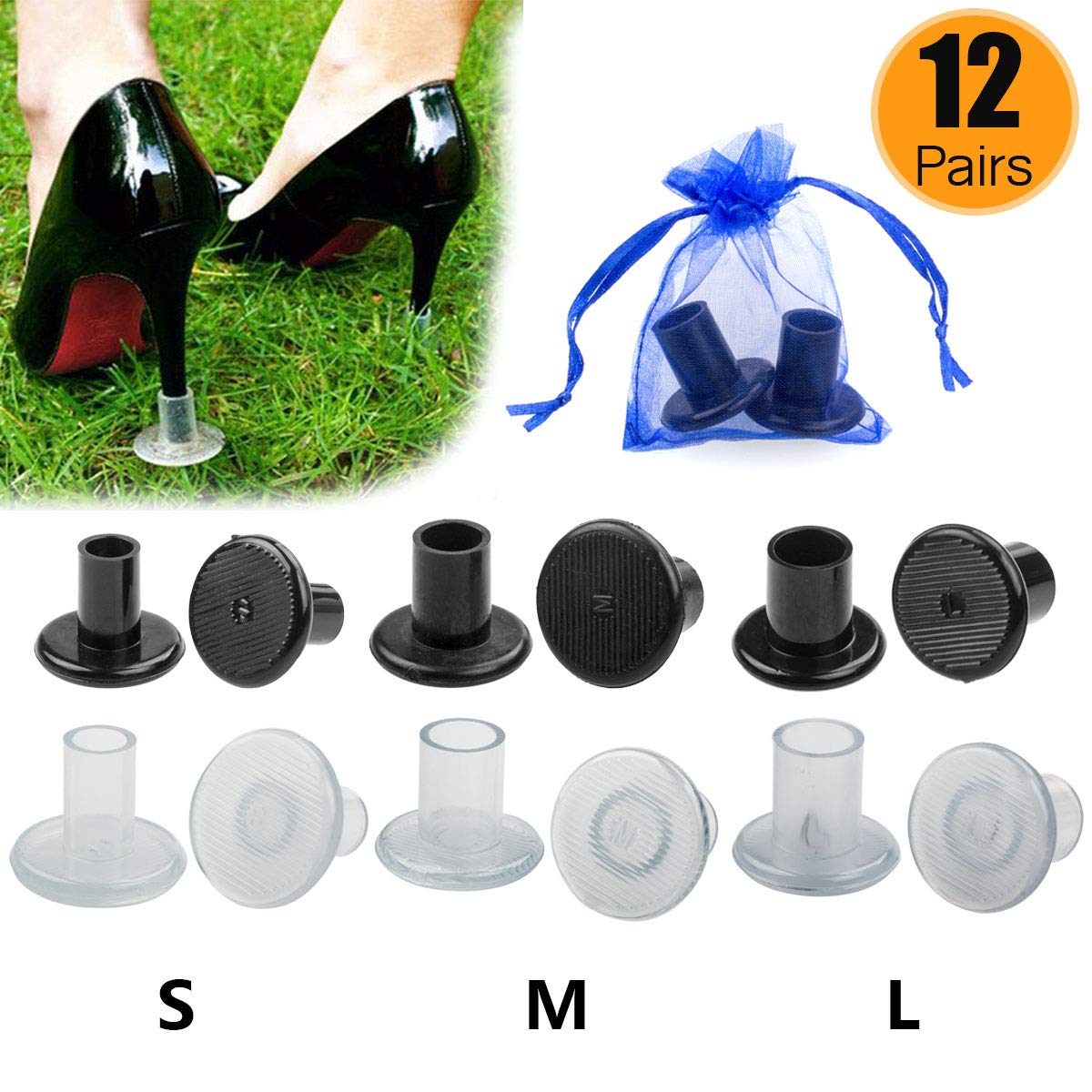 plastic heel covers for grass