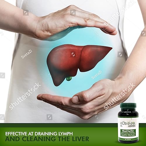 Miniatura 8 de Dimmak Herbs Purificador de sangre orgánico certificado para limpieza interna y desintoxicación + beneficios para la función hepática y renal |