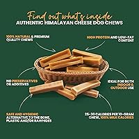 Vista 3 de KATHMANDU'S Auténticos masticables de queso de yak para perros del Himalaya, golosinas nutricionales naturales y ricas en proteínas, masticables