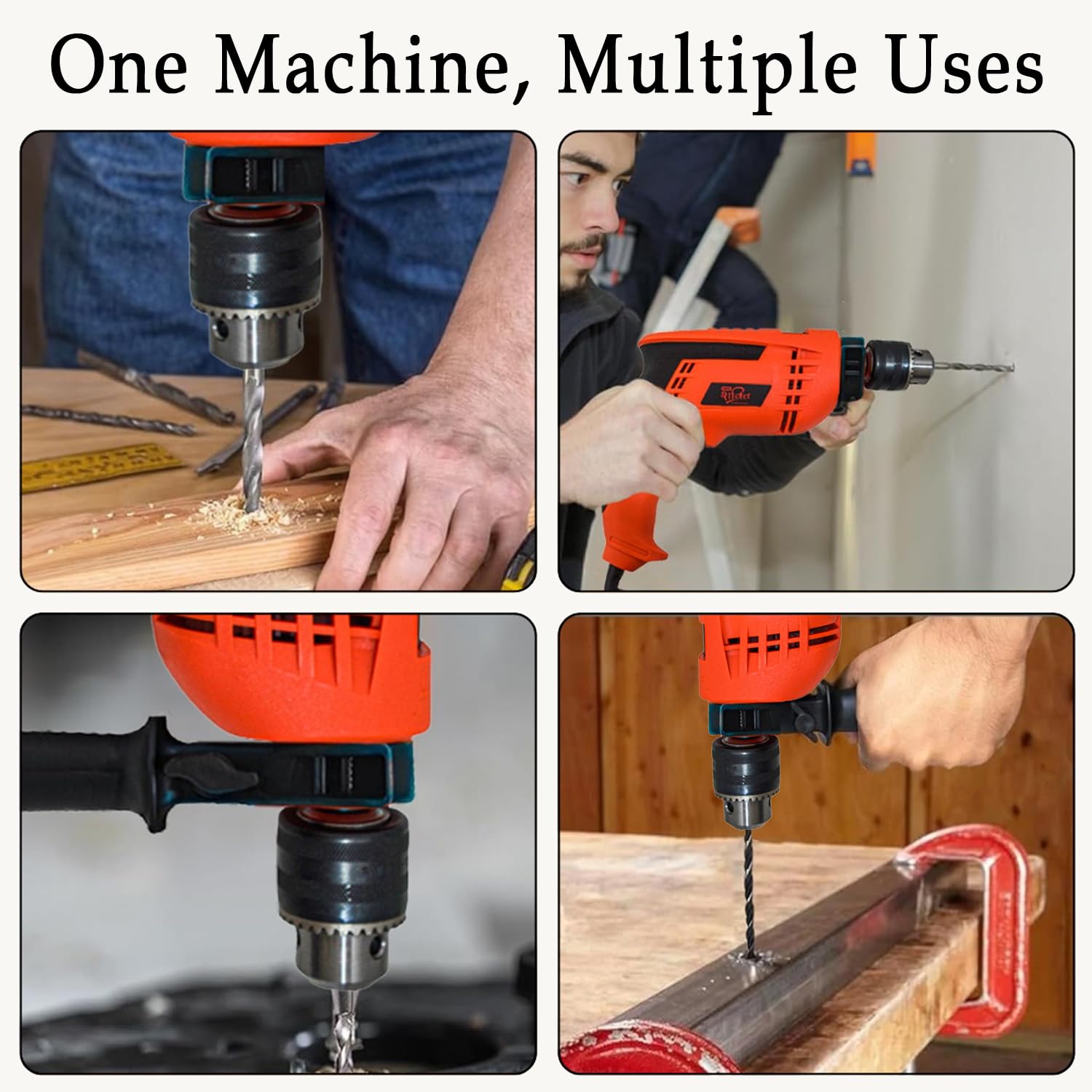 HPD Shakti 13mm Impact Drill Kit - 97 Hand Tools! -4