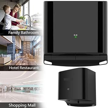 Electric Hand Dryer,Modunful Compact Hand Dryer Home Bathroom Automatic Hand Dryer,Infrared Sensor no Touch Operation,Easy and Fast Installation,for Home Restroom Gold