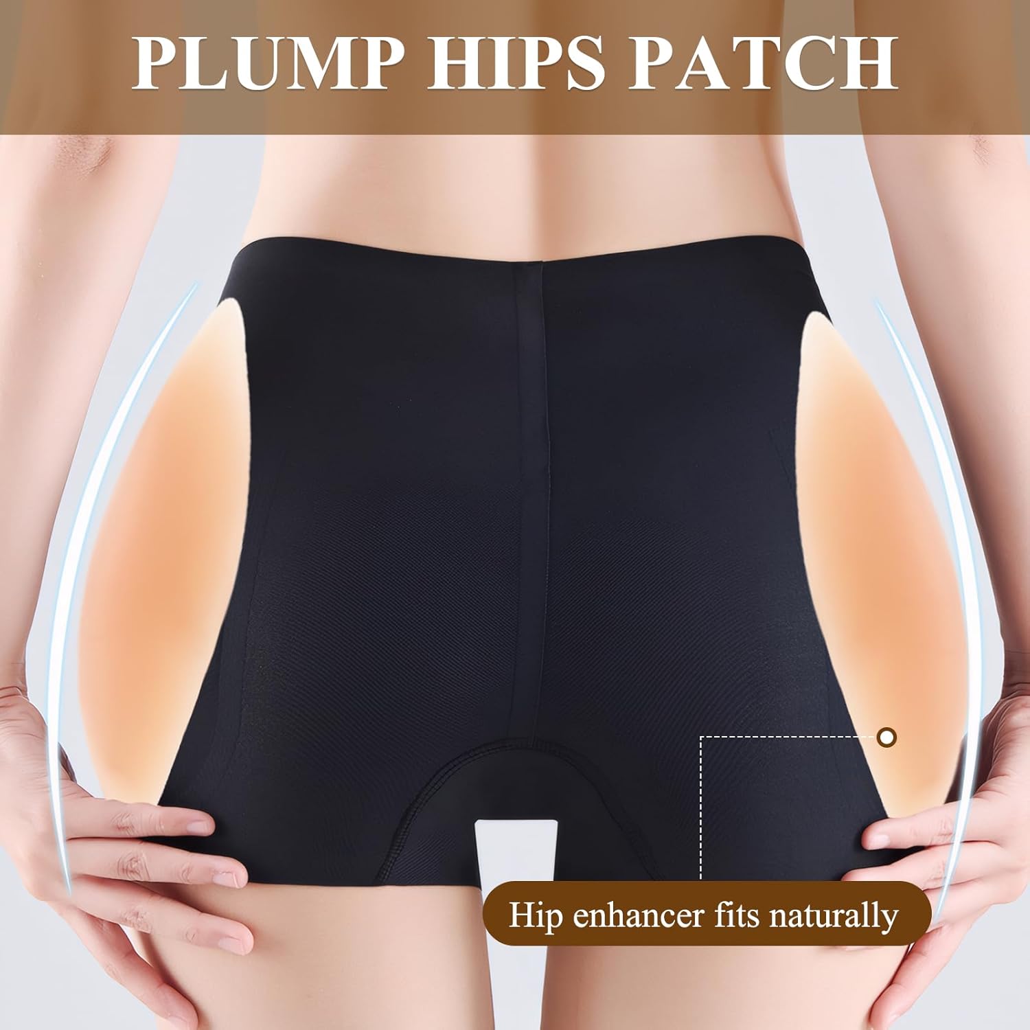 MVVM Hip Dip Pads for Women Shapewear, Silicone Butt Pad for Bigger Butt, Invisible ＆ Traceless, Create an Hourglass Figure - Image 6