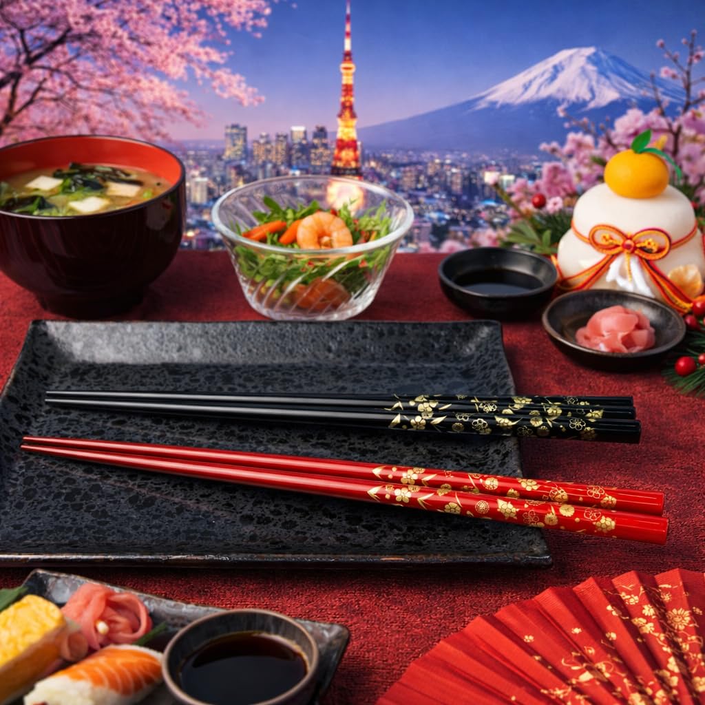 SECRET CHOPSTICKS セット Premium Japanese Chopsticks Reusable 2prs Set [ Made in Japan