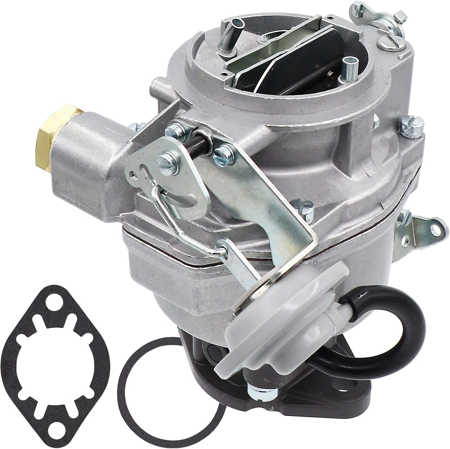 NENKUTEN New 1 Barrel Carburetor for Rochester BV Chevrolet 1963-1967 6 Cyl 194 230 250 Engines Chevy Truck Pickup Panel GMC 3.8L 3769CC 230Cu 4.1L 4098CC 250Cu Carb Manual Choke with Gaskets 7023003