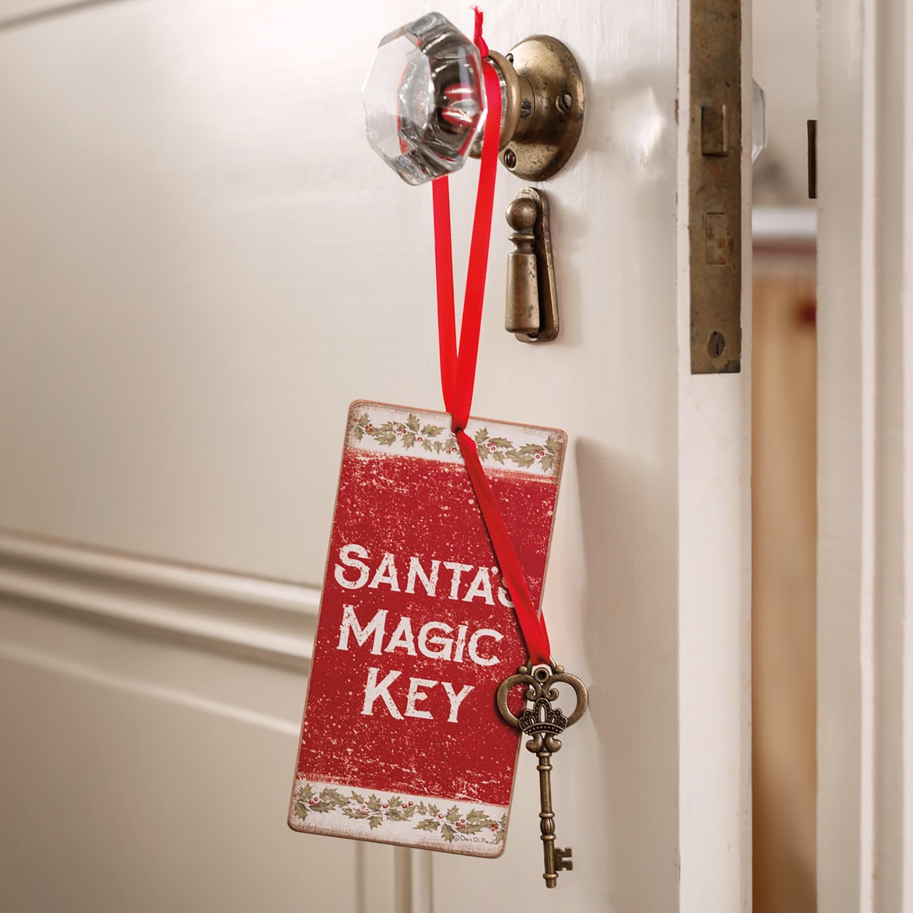 Primitives by Kathy Santa's Magic Key Hanging Ornament