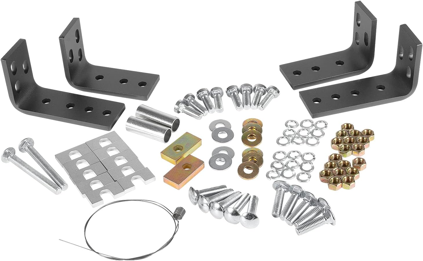 30035 Fifth Wheel Hitch Installation Kit, Wheel Rail Kit for Full-Size Trucks, Fits for Use with All Reese Fifth Wheels Except Elite Series(10 - Bolt Design)