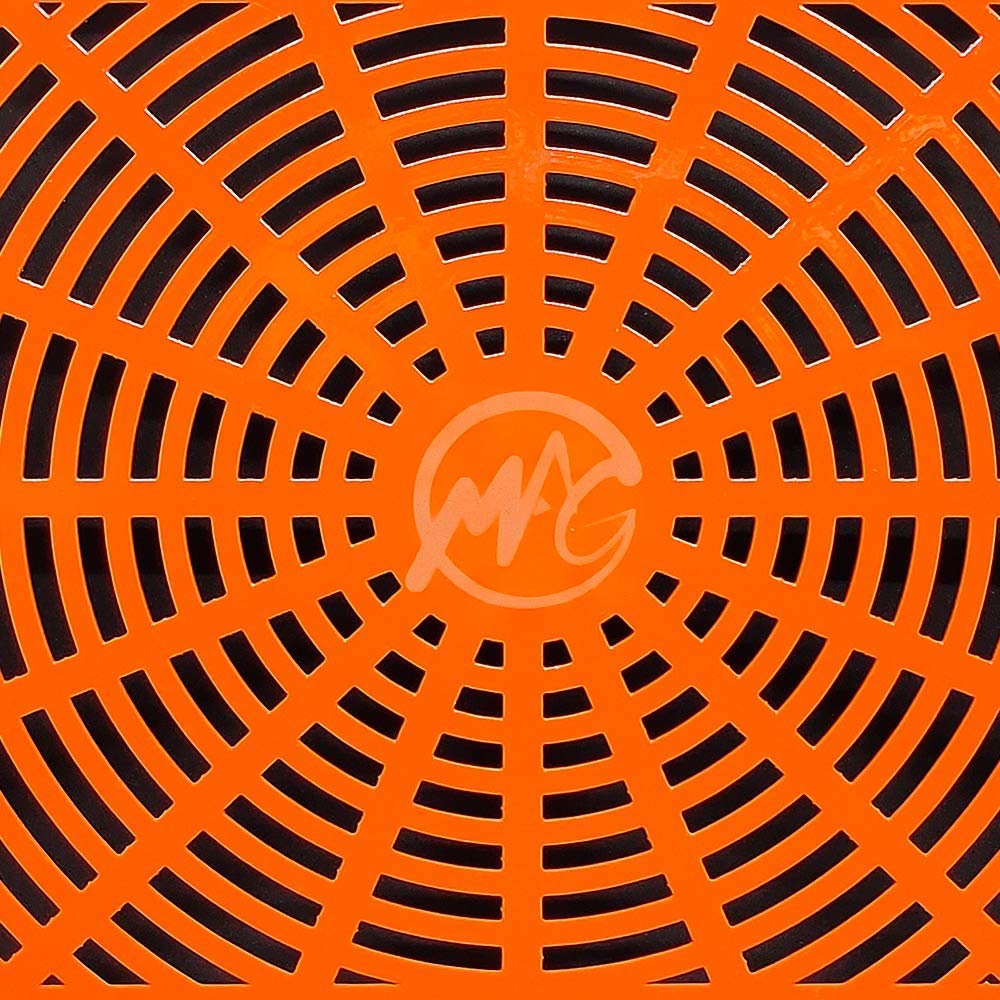 MOTOAGGRANDIZE Radiator Guard/Cover/Protector for KTM Duke/RC 125/200/ 250/390 | Colour: Orange