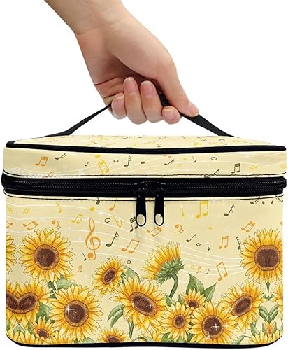 Vista 239 de doginthehole Bolsa de maquillaje, bolsa de cosméticos de viaje, bolsa de aseo portátil grande, organizador de accesorios para mujeres y niñas