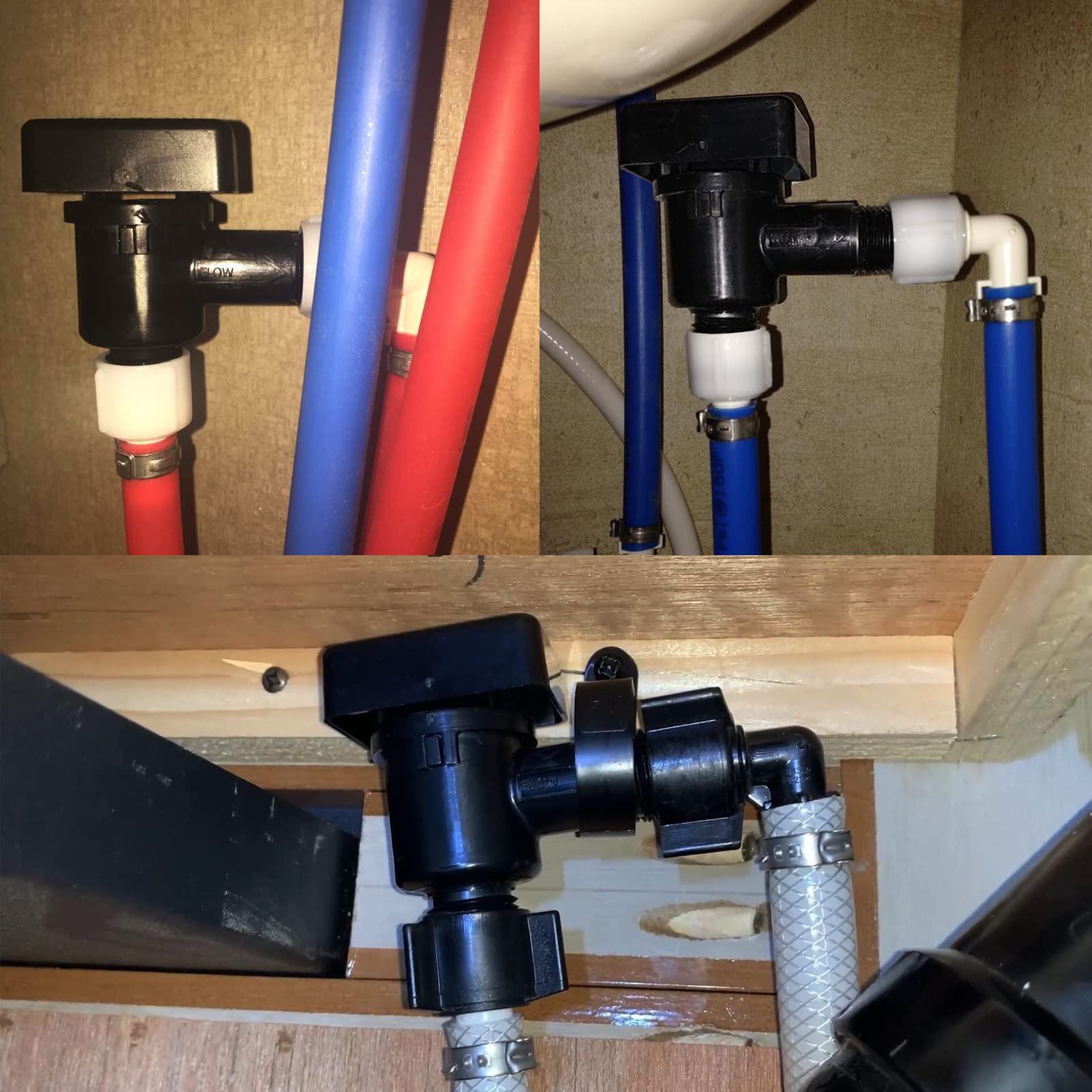 RV Vacuum Breaker Check Valve,Camper RV Black Tank Check