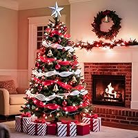 Vista 84 de Guirnalda de luces de Halloween extensible de 200 LED de color morado, extralarga de 82 pies, para interiores y exteriores, 8 modos de iluminación