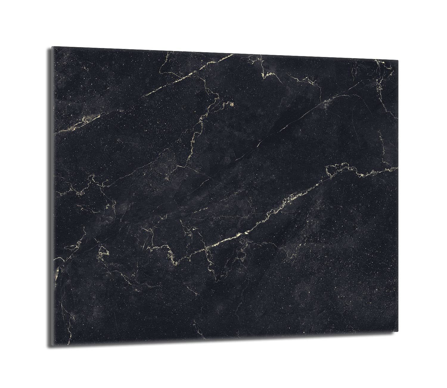 Placa protectora de vitrocerámica 60 x 52 cm 1 pieza cocina eléctrica universal para inducción protección contra salpicaduras tabla de cortar de vidrio templado como decoración, MÁRMOL