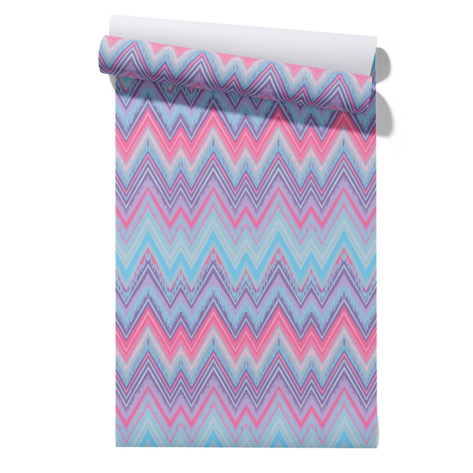 CEVAN Wallpaper Roller For Seams 3D Self Adhesive Covering Geometric Waves Modern Individuality 45x500cm