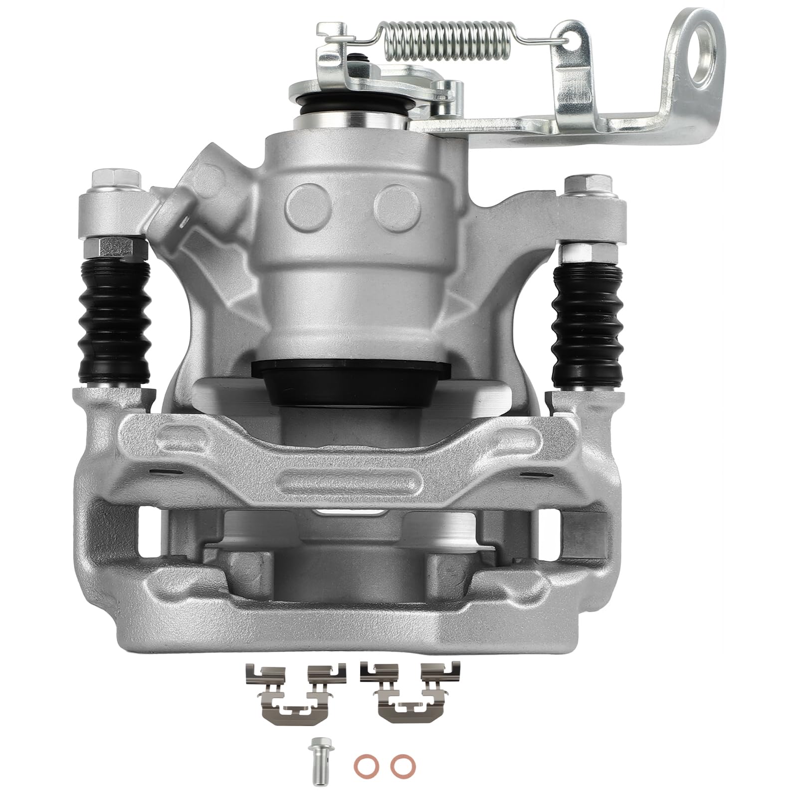 SCITOO 19B7155 Rear Left Disc Brake Caliper w/Bracket Fit For Mazda For 3 2014-2016,For Mazda For 3 Sport 2014-2016, Single Piston