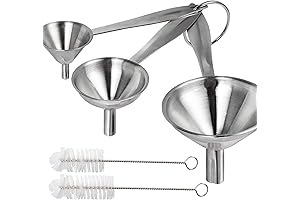 YGDZ Kitchen Funnel, Mini Funnels for Filling Essential Oil, Olive Oil and More