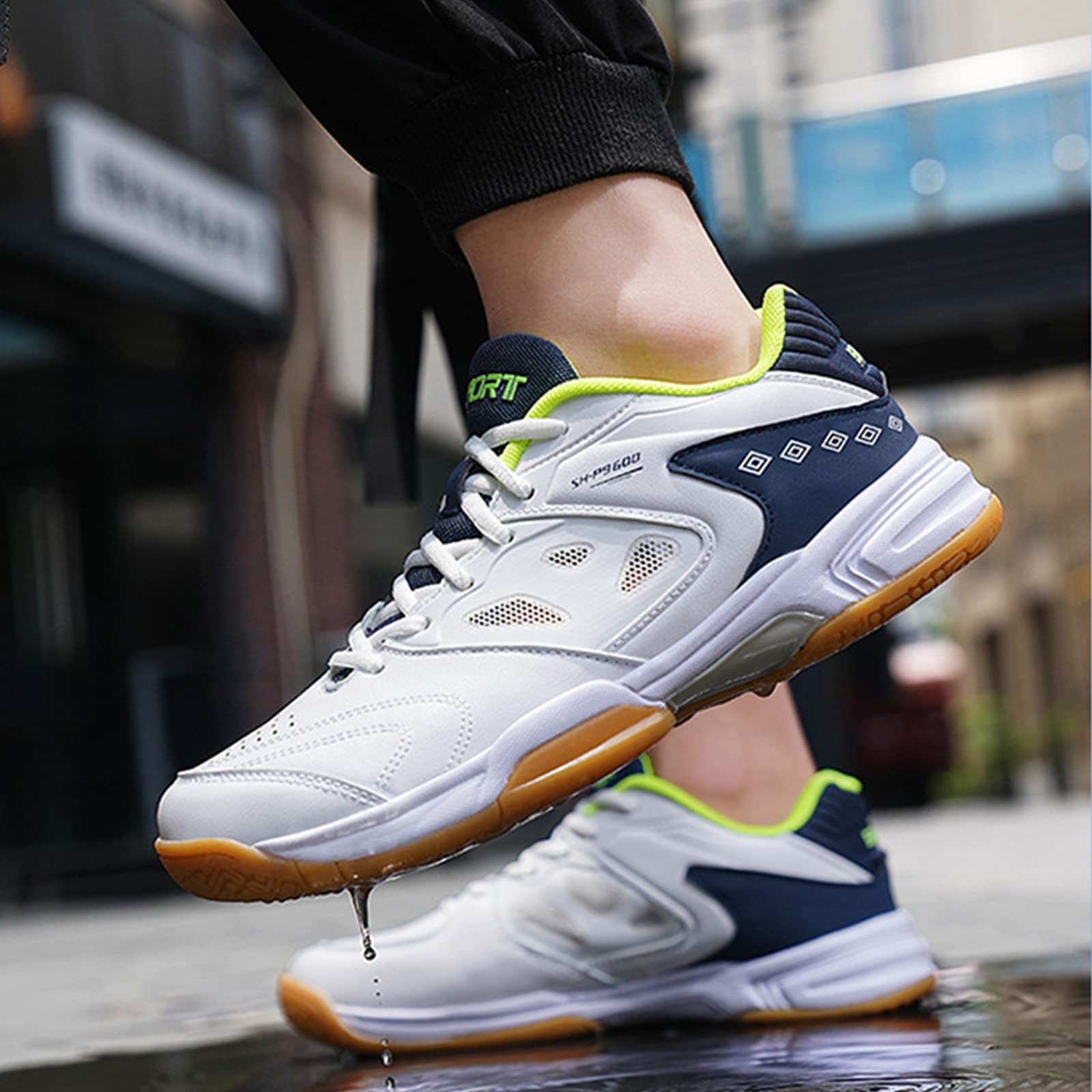 Zapatos De Bádminton para Hombre para Hombres Zapatos De La Corte Cubierta Transpirable para El Tenis De Tenis De Voleibol De Squash Deportivo Tenis
