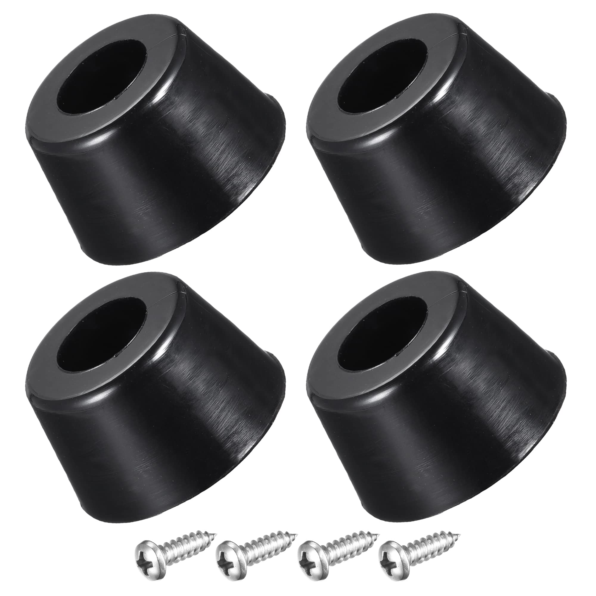 Piedini In Gomma Paraurti D14x12xH8mm Nero 20pz - Foto 2