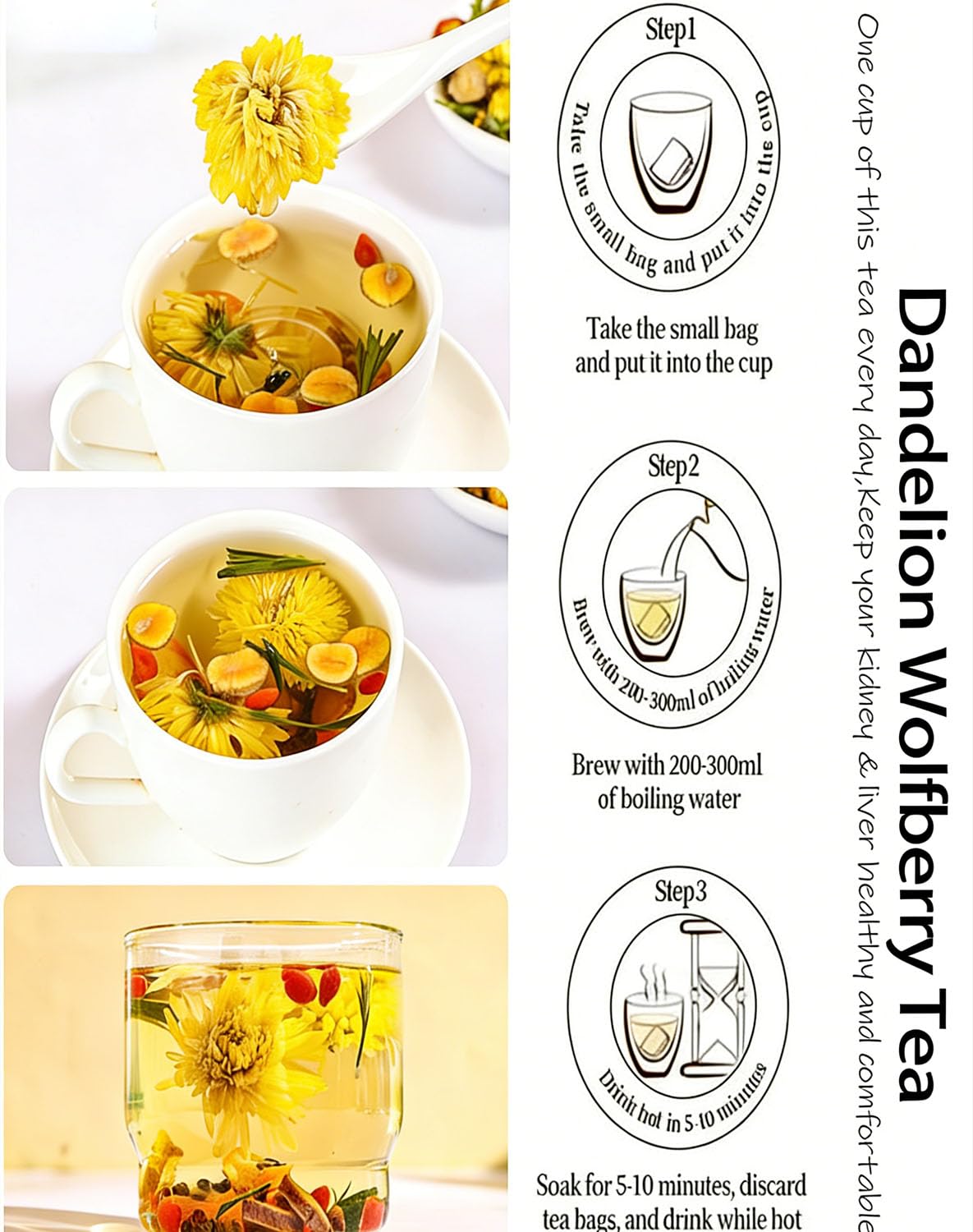 Tisane Detox Circulatoire Baumelis - Composée De 7 Extraits De Plantes De Première Qualité, Convient à La Consommation Quotidienne, Emballé Individuellement Pour Une Consommation Pratique (3PCS)