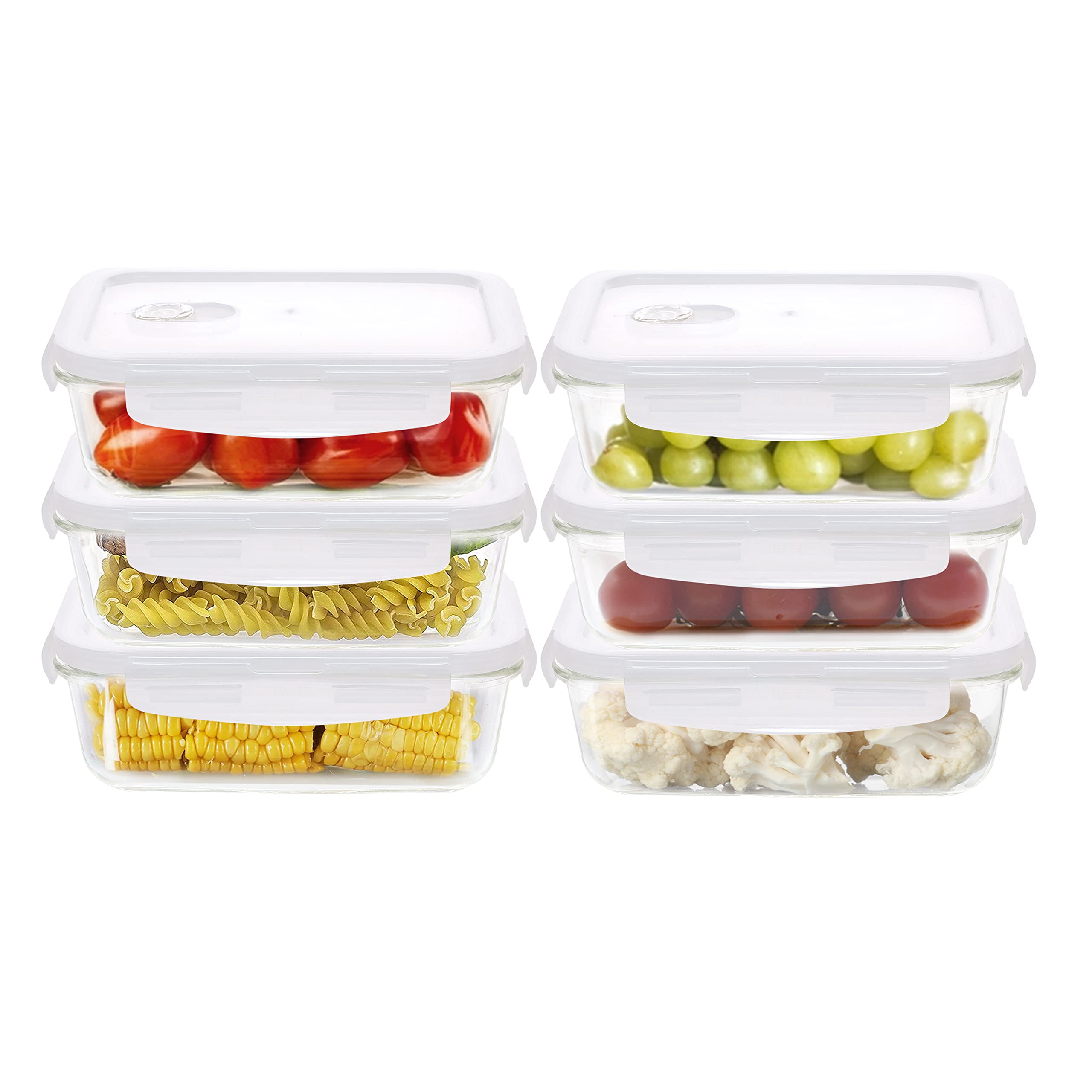 Glass Food Containers - Set of 4 -26 Glass Food Containers - Set of 4 -26