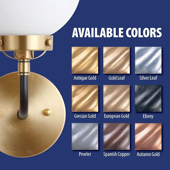 AMACO Rub N Buff Wax Metallic Finish Gold Kit - الذهب العتيق الخريف الذهب الأوروبي أوراق الذهب Grecian Gold 15ml Tubes - Versatile Gilding Wax for Finishing and Restoration- 5 Rub and Buff Colors