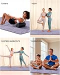 Extra Large Yoga Mat (193x122x1CM)Extra Wide & Thick 10mm, Non-Slip Exercise Mat, High-Density TPE Mat for Yoga Pilates & Home Gym Workouts