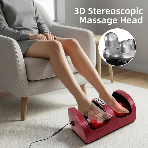 cotsoco Shiatsu Foot Massager with Heat, Electric Foot and Calf Massager