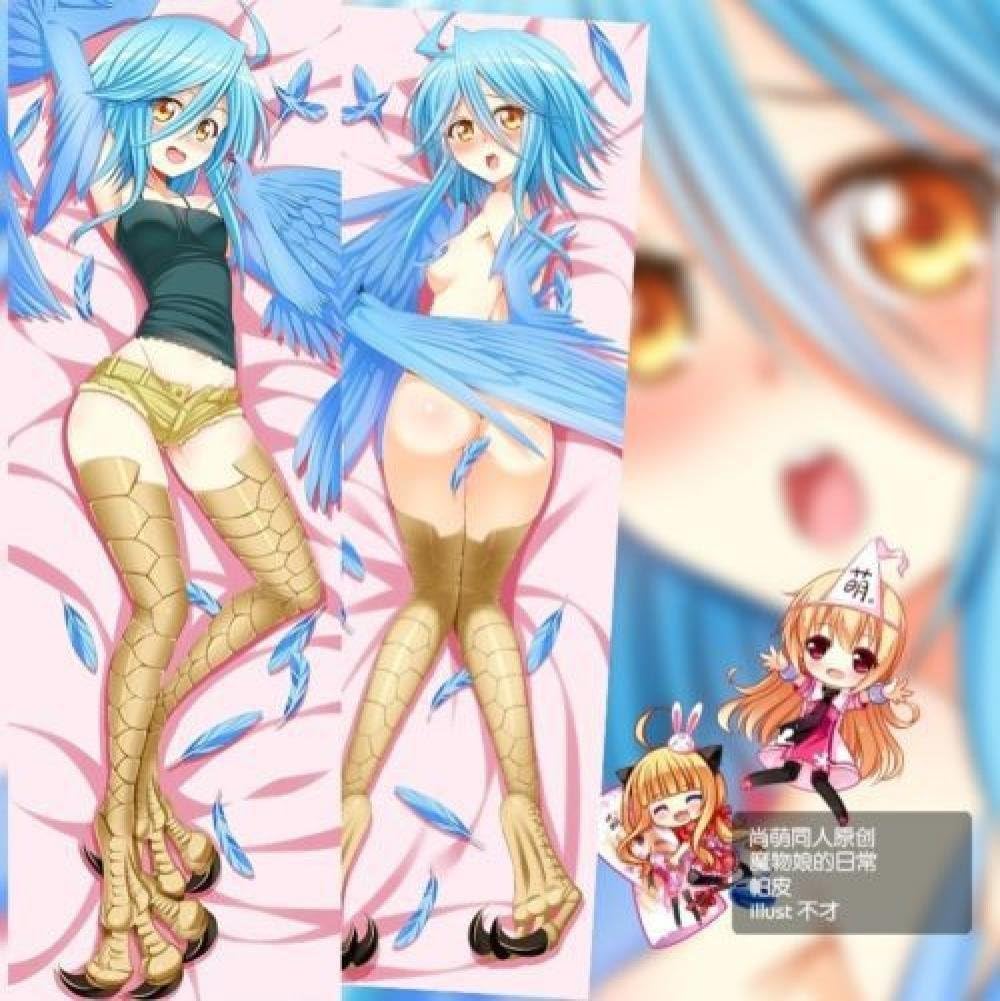 Seattle Night Pillow Case Monster Musume No Iru Nichijou Papi Anime Dakimakura Pillow Case Hugging Body