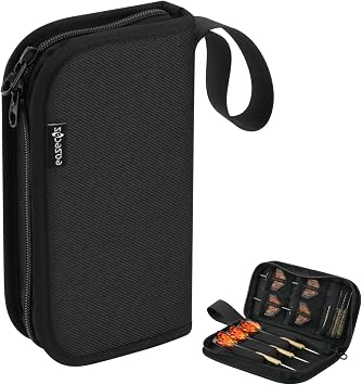 Dart Case for 3 Darts, Dart Wallet and Organizer for Travel & Storage