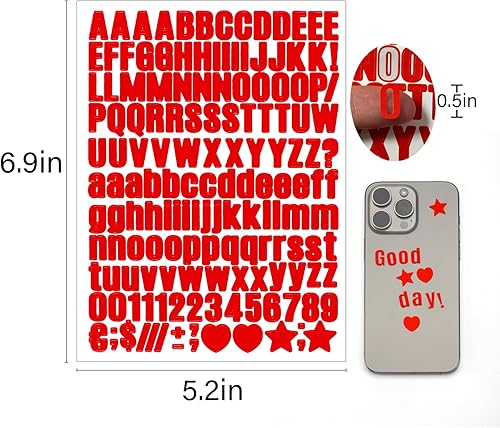 Vista 318 de Calcomanías de letras, 300 piezas, 30 hojas, vinilo autoadhesivo, impermeable, números de buzón, alfabeto para buzón, ventana, puerta, letrero, Negro