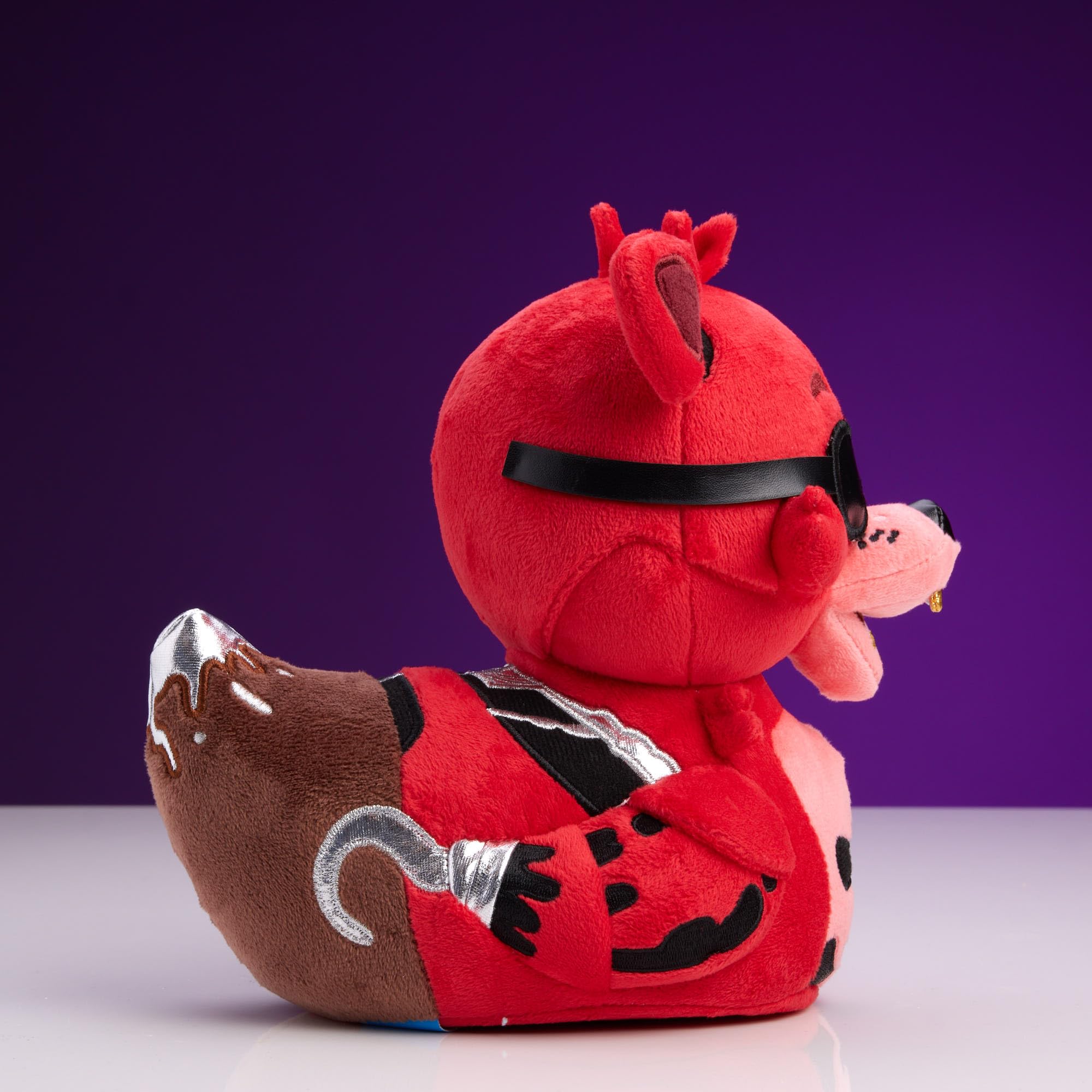 TUBBZ Plush: Five Nights At Freddy's - Foxy Cosplaying Rubber Duck Soft Plush Collectible Toy, Foxy (Plush) - Image 4