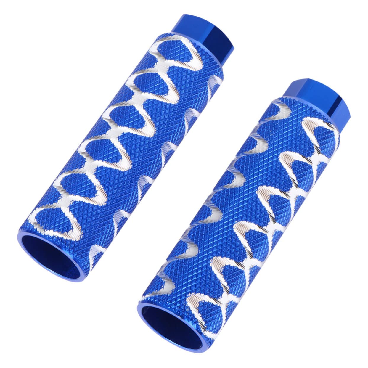 INOOMP 3paia Poggiapiedi Lega Di Alluminio Per Bici Accessorio Stabile Per Mountain Bike Con Foro Blu Resistente All Usura e Necessario Per Riparazioni Bici