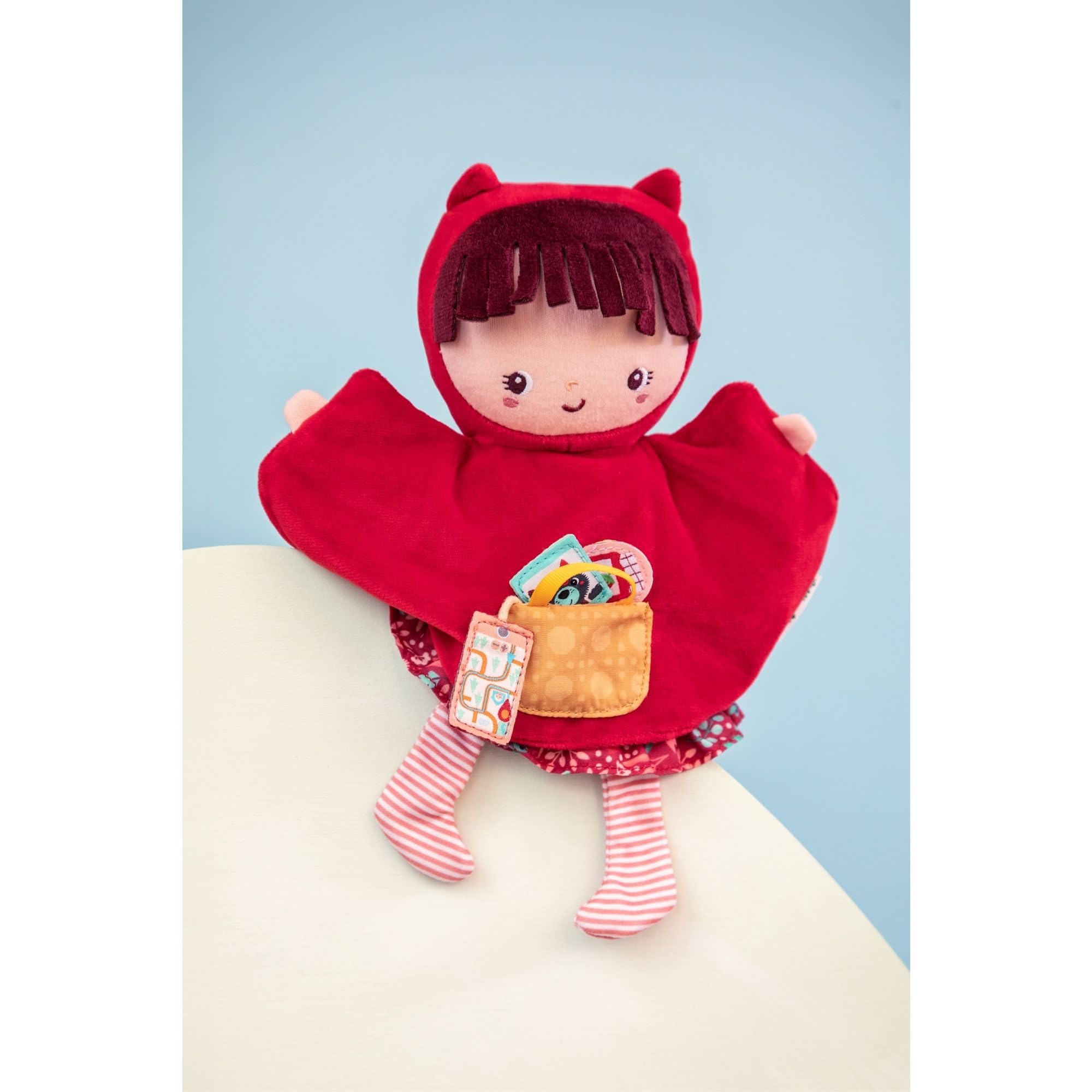 Lilliputiens - Handpuppe Rotkäppchen - Interaktives Spielzeug für Kinder - Perfekt, um das bekannte Märchen und andere Geschichten zu erzählen - Fördert Fantasie und Kreativität - Ab 2 Jahren