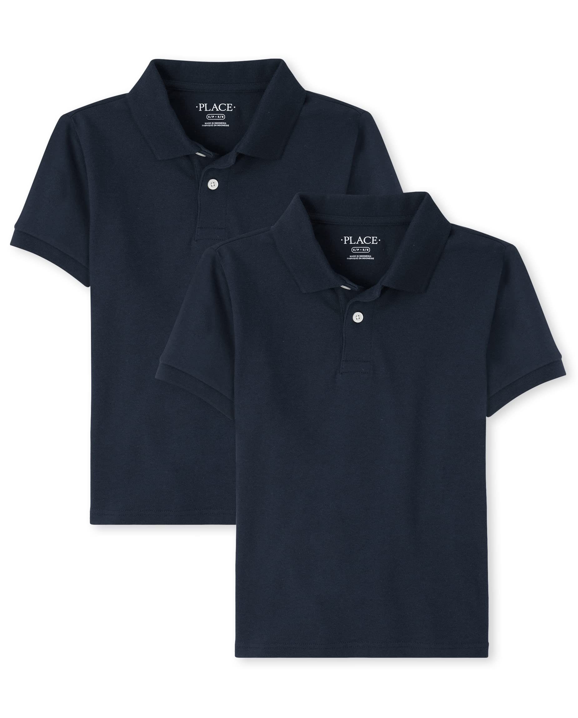 The Children's Place Koszula Chłopcy Long Sleeve Polo, Pack Of Two