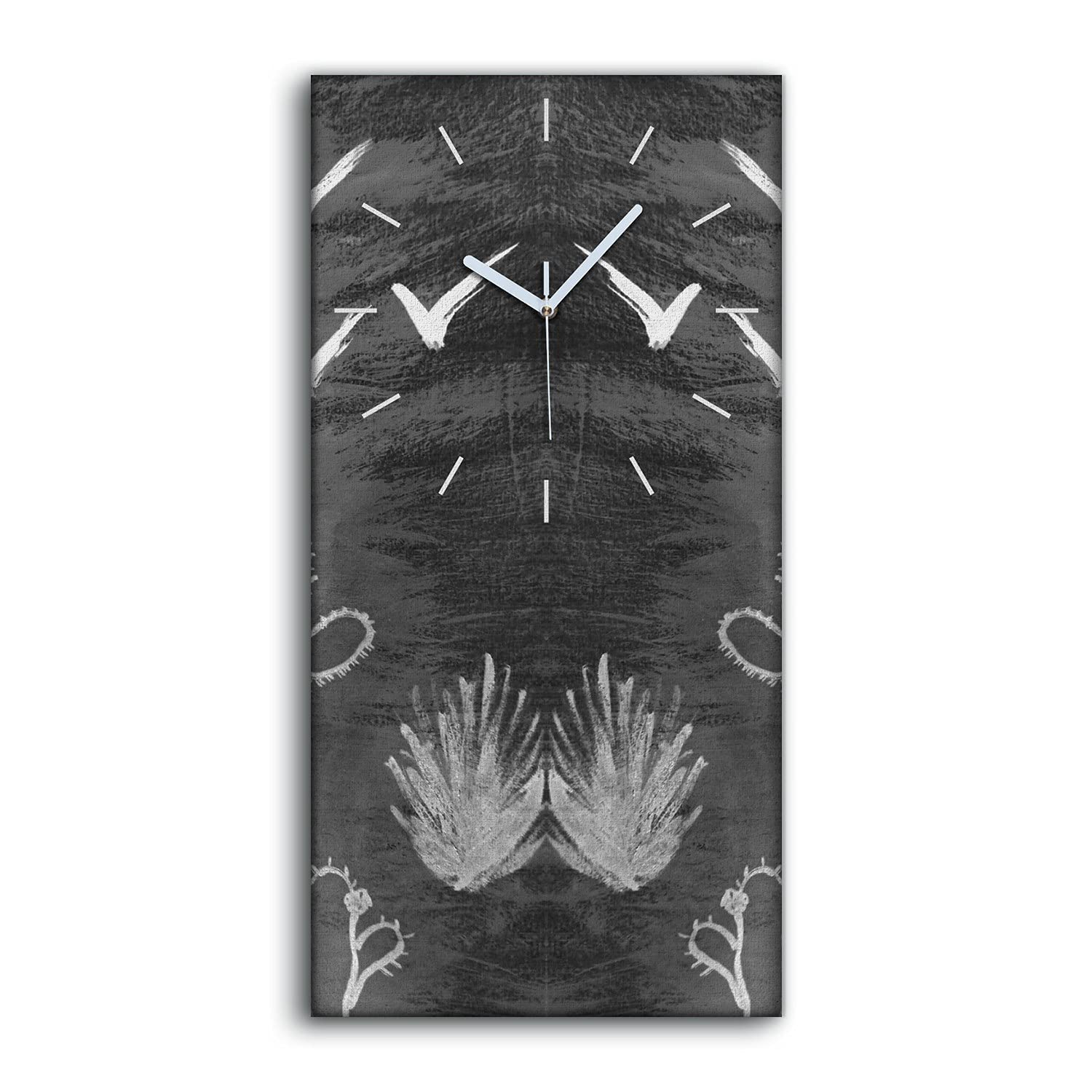Horloge sur toile 30x60cm art moderne idée cadeau déco salon