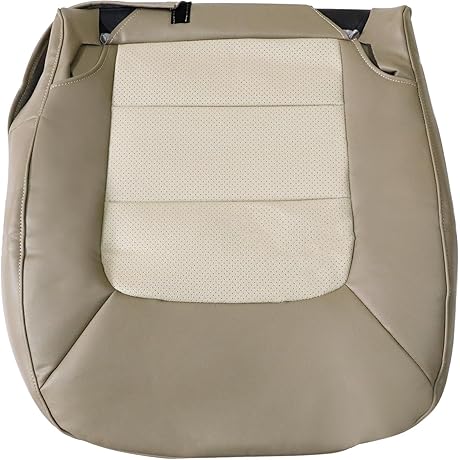 GXarts Perforated Driver Side Bottom Seat Cover Compatible with 03-06 Ford Expedition