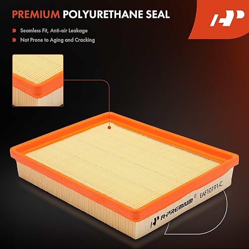 Miniatura 5 de A-Premium Filtro de aire del motor delantero compatible con Kia Optima 2007-2010, Rondo 2007-2012, 2.4L 2.7L, Reemplazo # XA11089