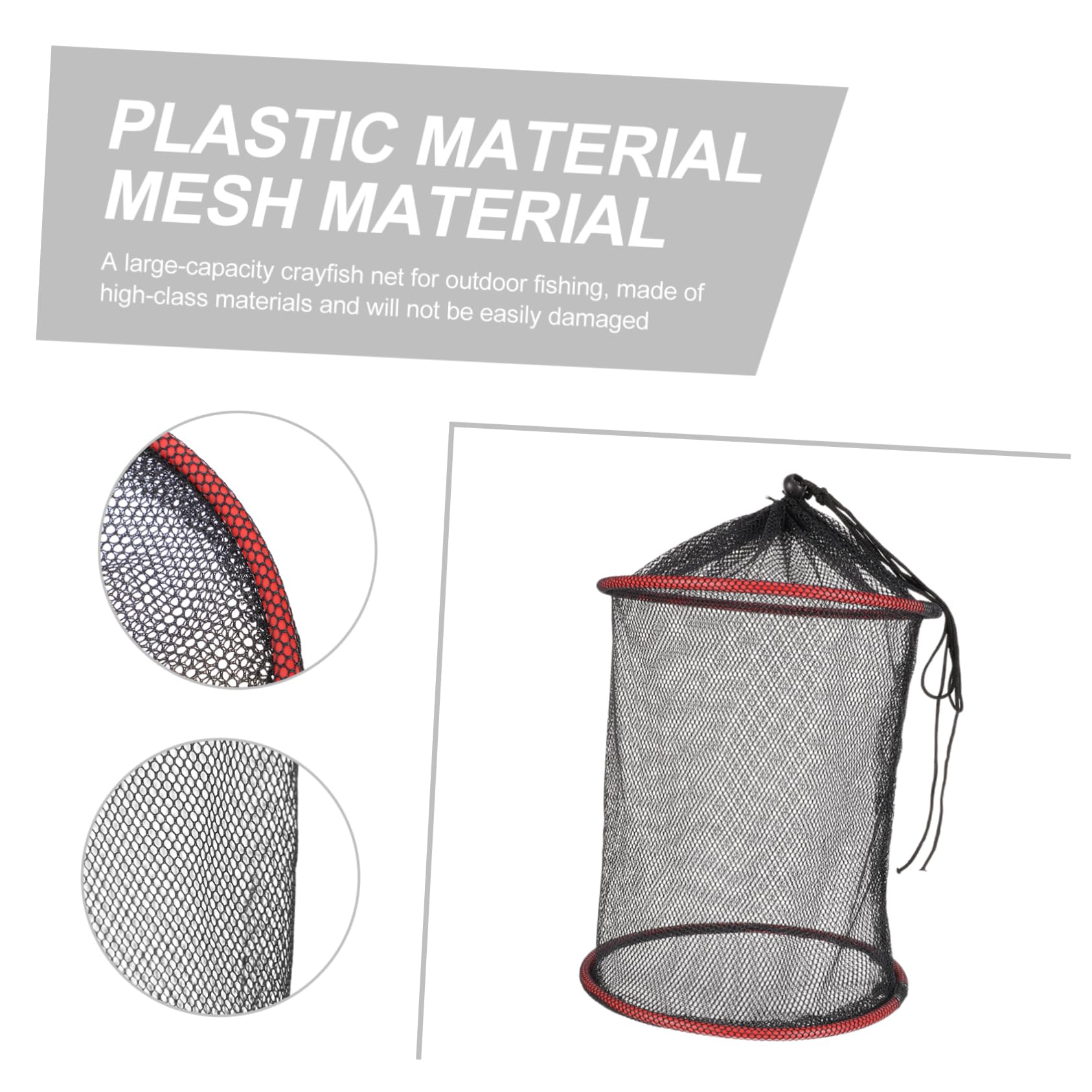 Filet De Pêche Pliable Pour Crabes, Poissons, Homards – Maille Robuste