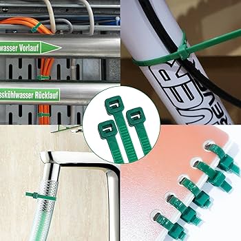 Amazon.com: 200PCS Nylon Zip Ties - 8 Inch Green,Multi