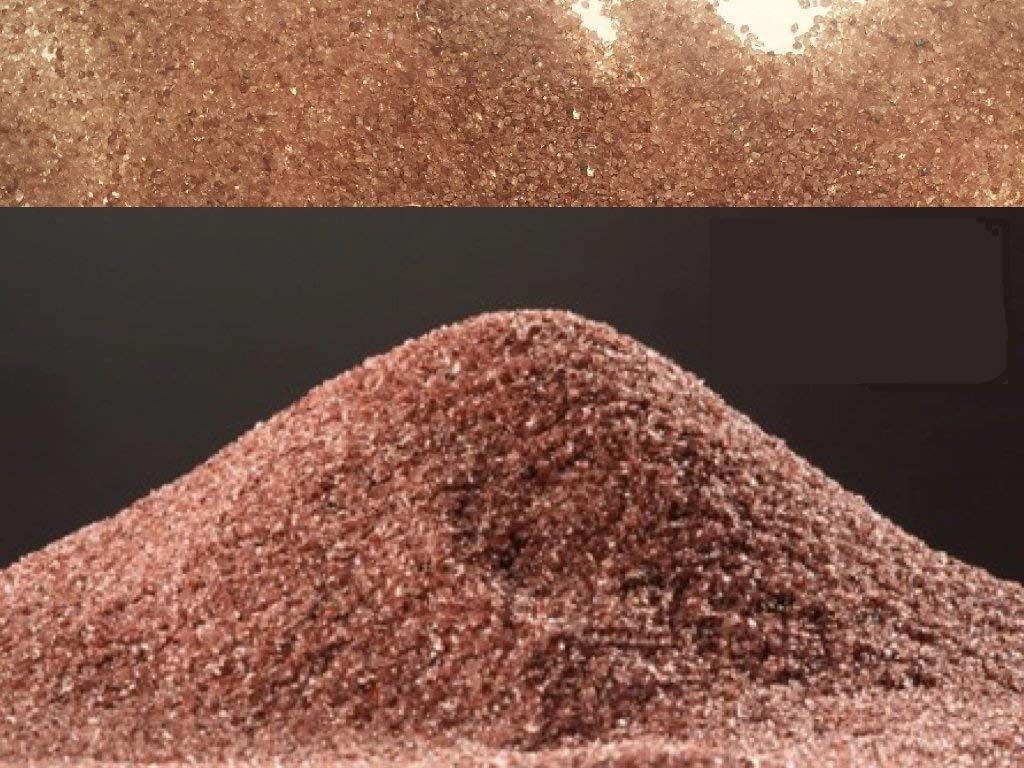 10kg garnet indiano 20 – 40 mesh sabbia abrasivo grana 0,40-0,85mm sabbiatrice e sverniciatura duri tenaci 7,5-8,0 mohs