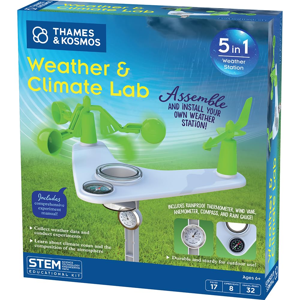 Amazon.com: Thames & Kosmos Weather & Climate Lab STEM Experiment
