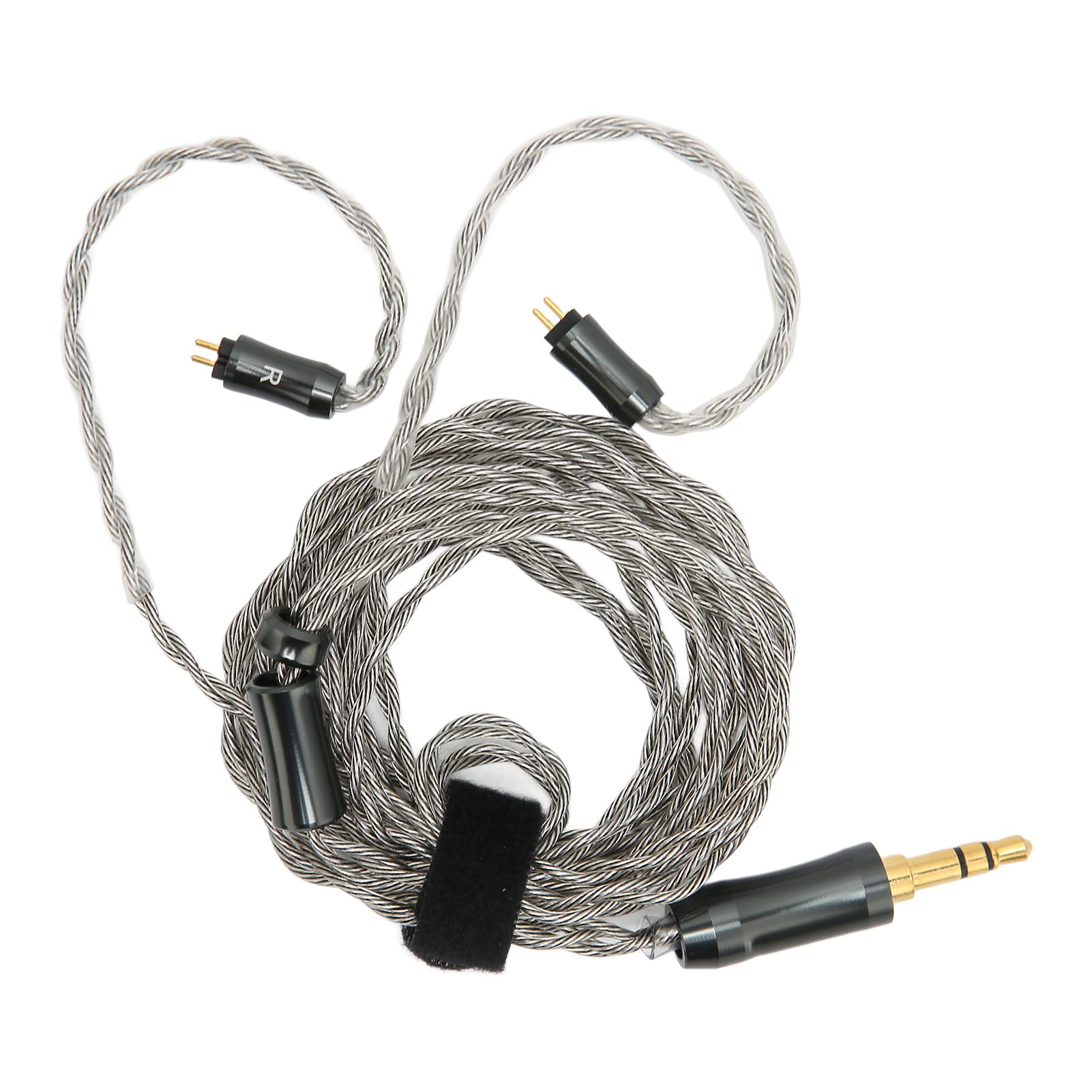 Cable de Repuesto para Auriculares, Cable de Actualización Equilibrado Chapado en Plata de 3,9 Pies para Reproductores de Música y Auriculares