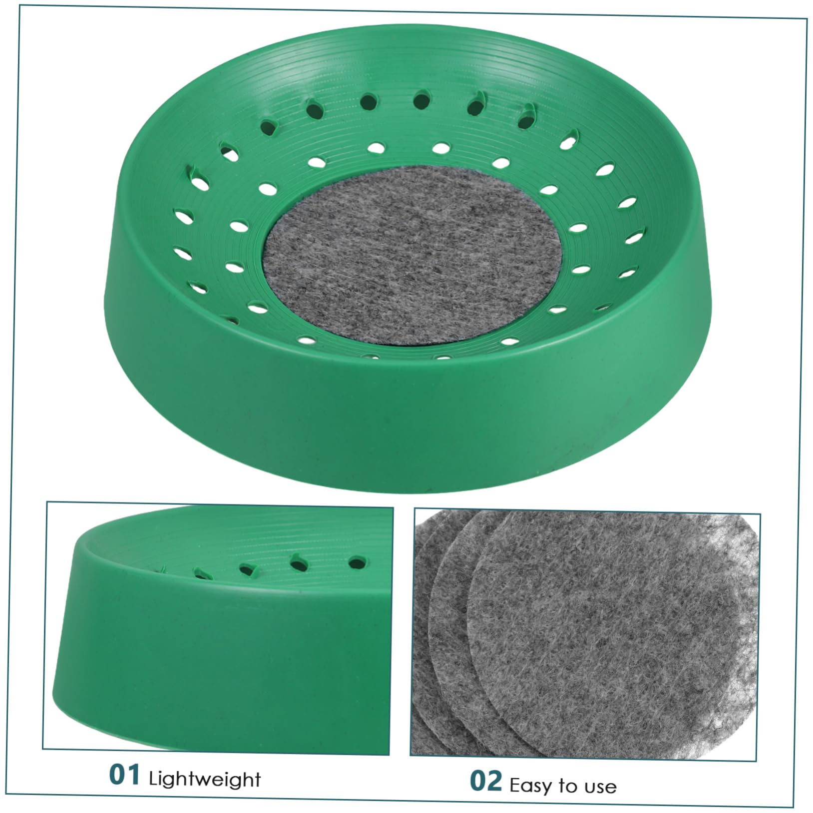 Cuencos para Nidos de Aves y Pájaros Función Resistente, Plástico Duradero, Tamaño Mediano, Apto para Jaulas de Aves, para Criadores y Aficionados Avicultura