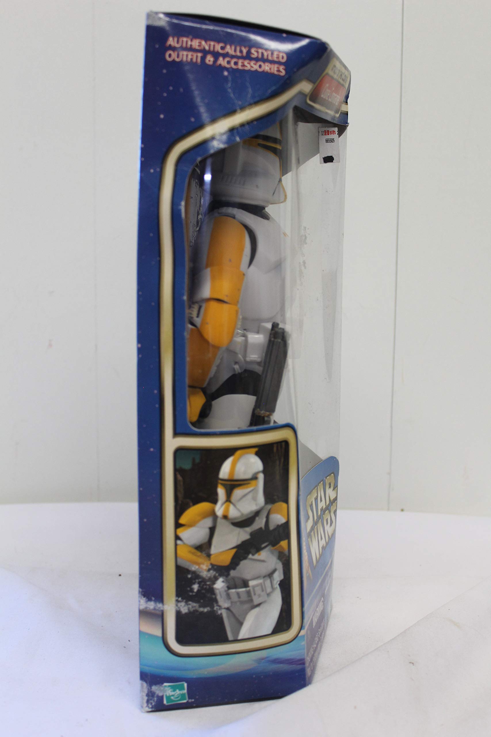 Star Wars Episode 2 Attack Of The Clones Clone Trooper 12" Figure (Yellow Commander Markings)