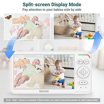 hikari★babyページ Amazon.com: OKAIDI Video Baby Monitor with Camera and Audio