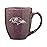 Rico Industries NFL Football Baltimore Ravens Primary 16 oz Team Color Laser Engraved Ceramic Coffee Mug 16oz