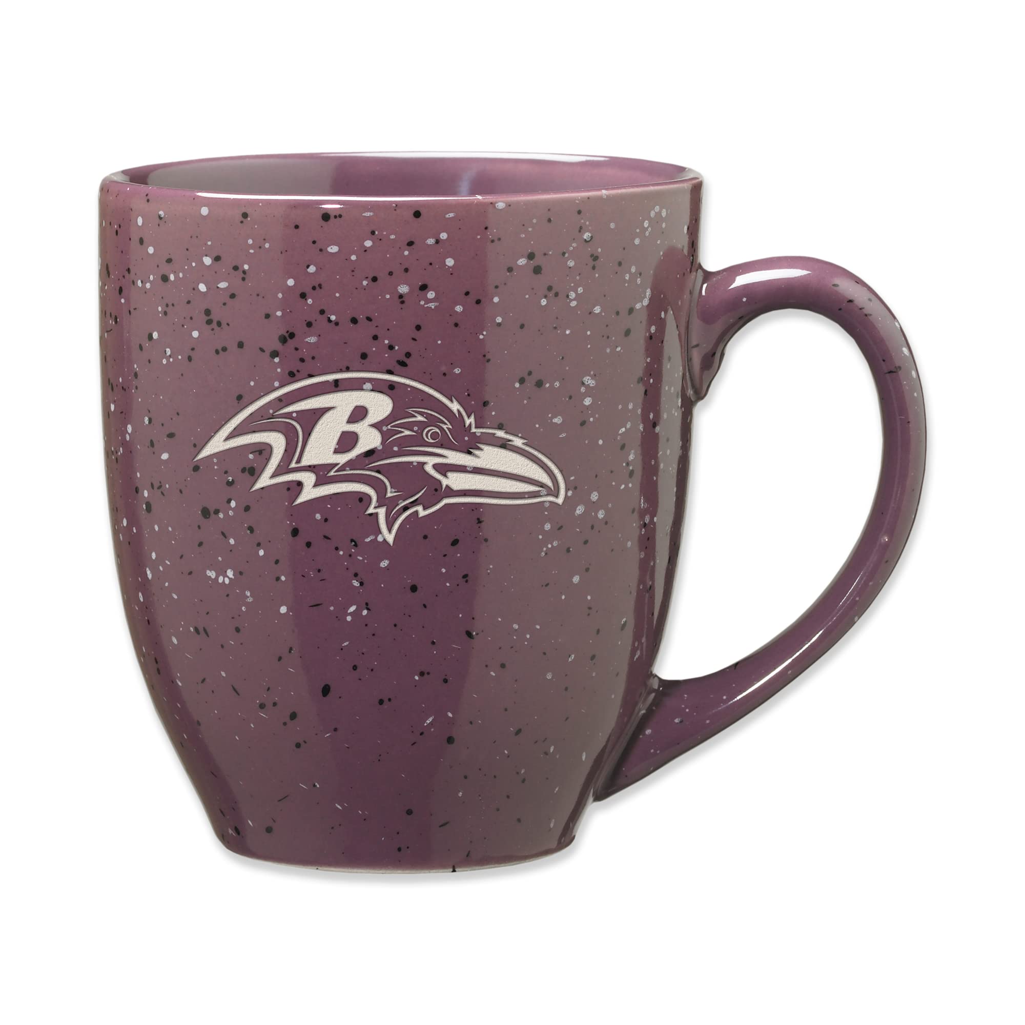 Rico Industries NFL Football 16 oz Team Color Laser Engraved Speckled Ceramic Coffee Mug