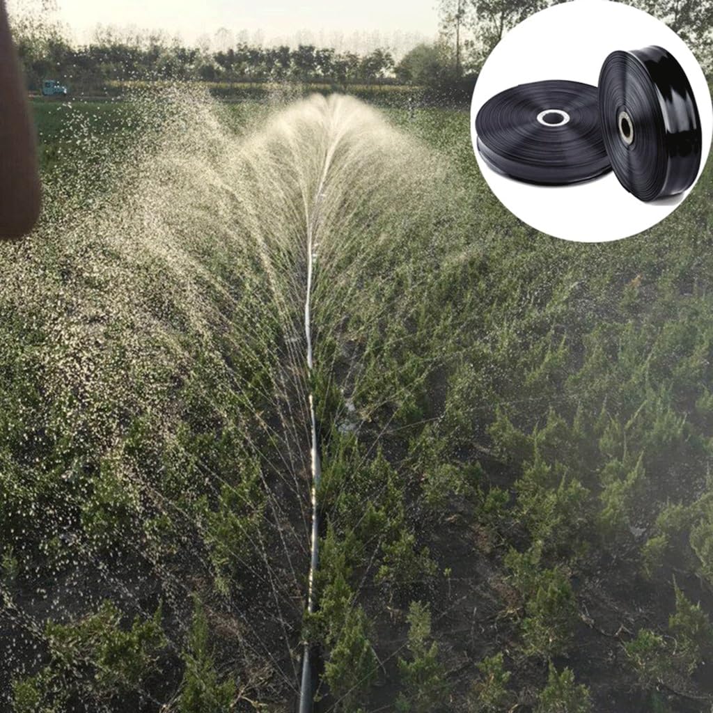 50m 1" N45 Φ28mm Manguera de riego agrícola Cinta de Goteo de Agua Flexible, for Sistema de riego agrícola Cinta de pulverización Fina y Suave Tubo de Agua(3 Holes)