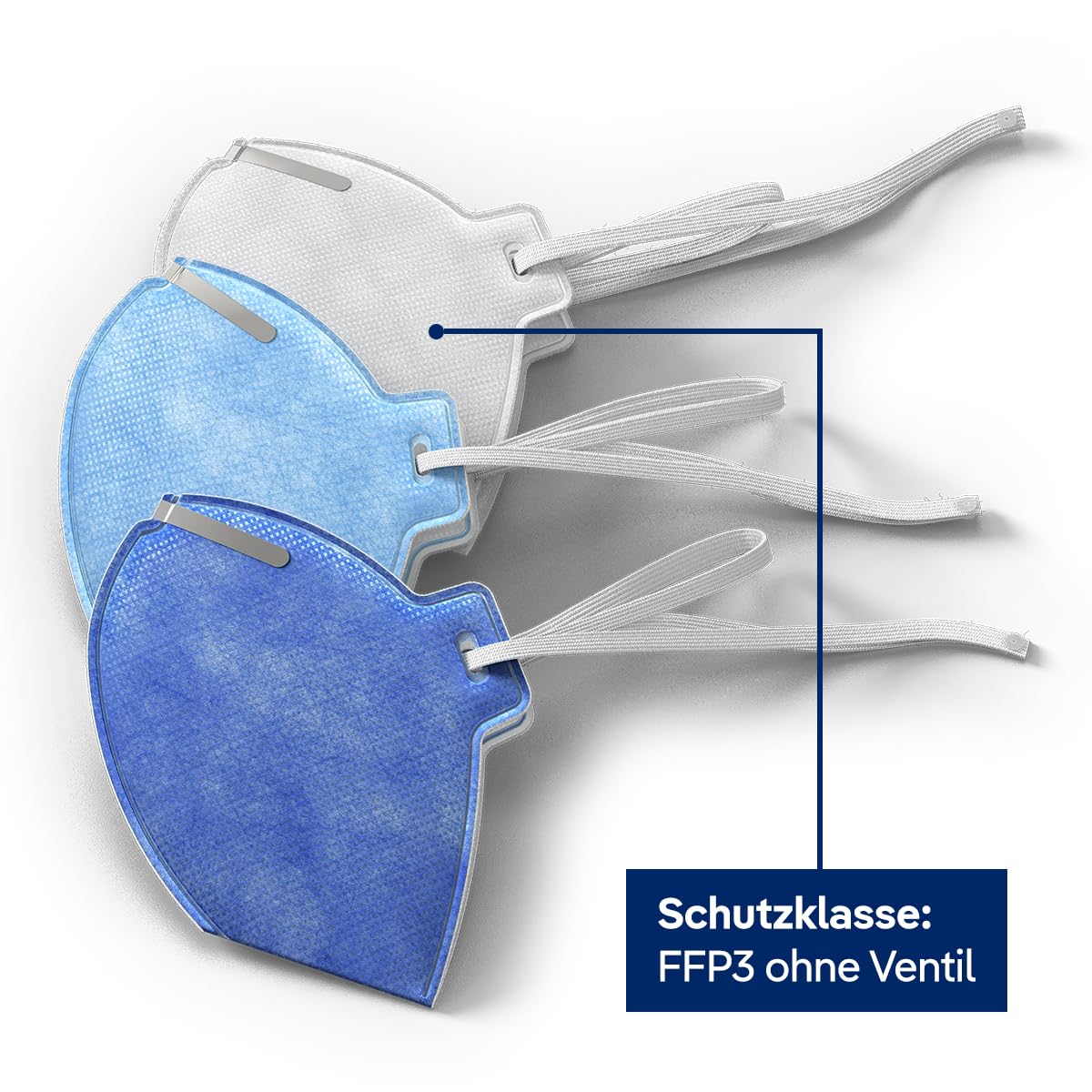Dräger X-plore 1730 FFP3 Maske NR D, Mundschutz, Staubmaske, Staubmasken Atemschutz Feinstaub, FFP3-Atemschutzmaske, Einheitsgröße